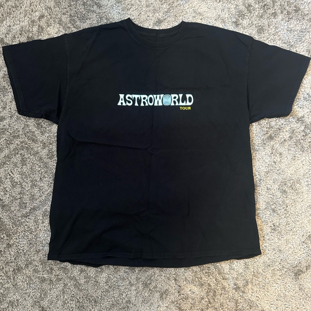 Travis Scott Astroworld Tour Black T-Shirt